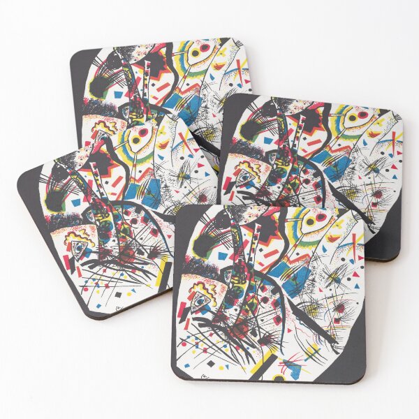 Item preview, Kleine Welten III By Wassily Kandinsky designed and sold by BossyCatHome.