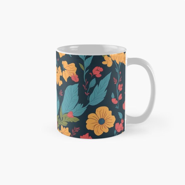 Item preview, flowers patten orange red blue designed and sold by jkrphoto.