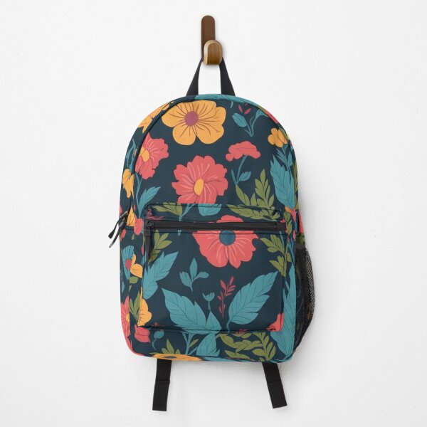 Item preview, flowers patten orange red blue designed and sold by jkrphoto.