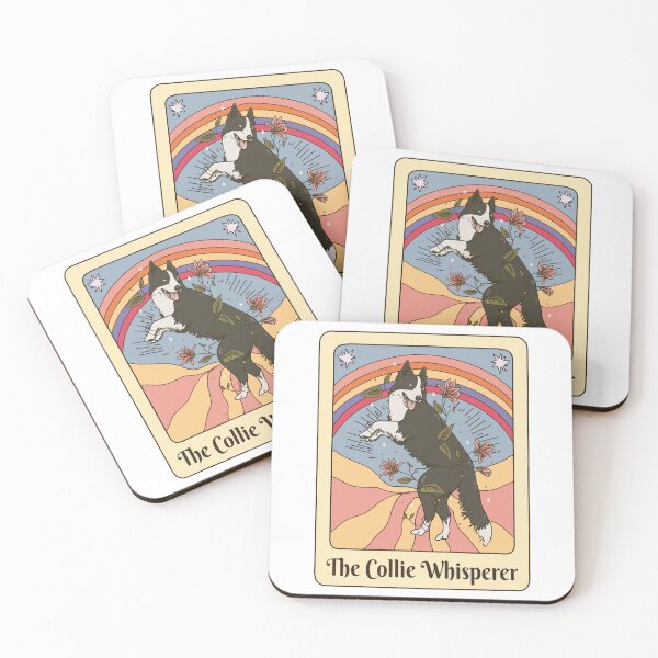 Item preview, Border Collie Sheepdog Puppy Dog Lover Floral Tarot  designed and sold by MrEddie10.