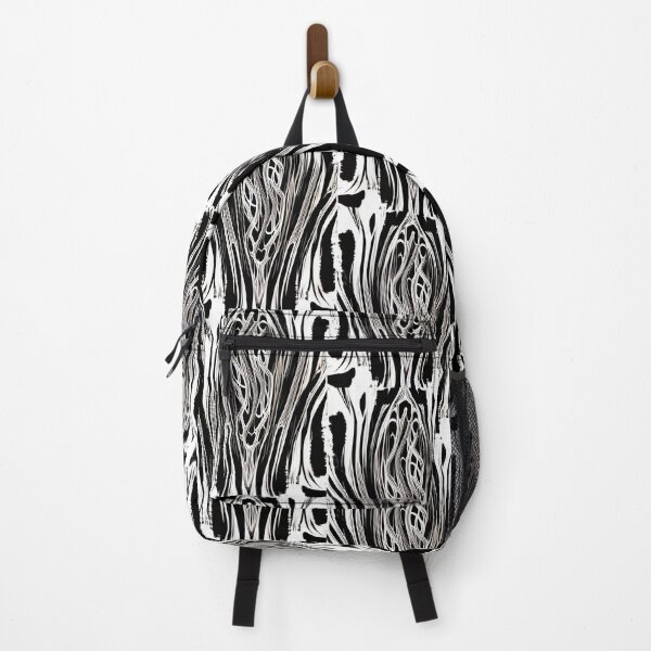 Item preview, Fascinante textura de arte lineal en blanco y negro designed and sold by Red Siri0 Art.