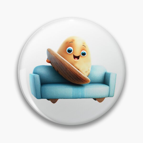 Item preview, Adorable Couch Surfing Potato  designed and sold by shopfindingbeni.