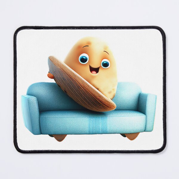 Item preview, Adorable Couch Surfing Potato designed and sold by shopfindingbeni.