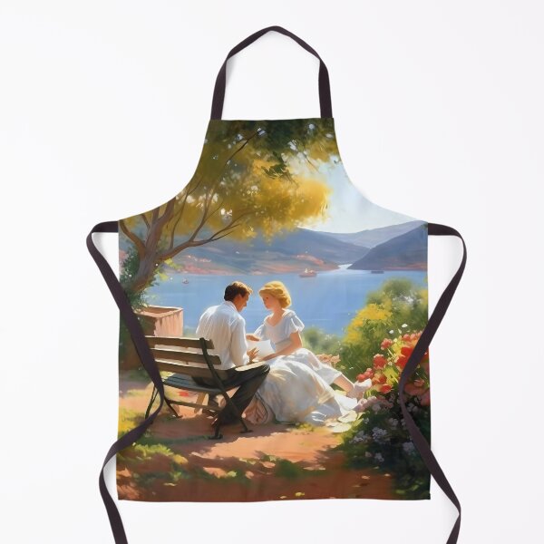 Item preview, Romantic Oil Painting of a Girl Proposing to Her Boyfriend designed and sold by SingularityGeek.