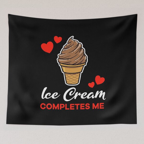 Item preview, Chocolate Ice Cream completes me dessert designed and sold by jonmlam.