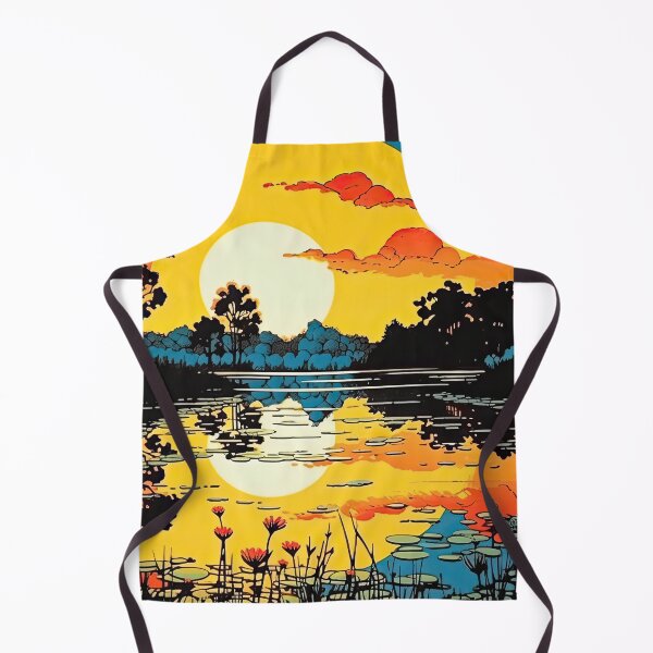 Item preview, A sunrise at the lake designed and sold by Deep-Dream-Darkness.
