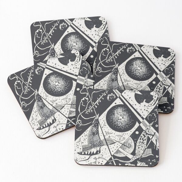 Item preview, Kleine Welten VI By Wassily Kandinsky designed and sold by BossyCatHome.