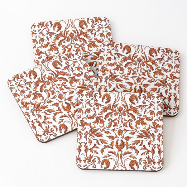 Item preview, Rococo antique ust brown ornament  designed and sold by Milatoo.