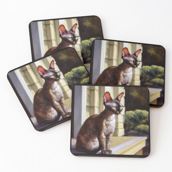 Item preview, Cornish Rex Cat  designed and sold by CrankyOldDude.