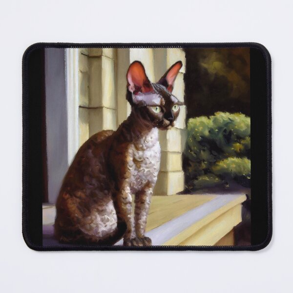 Item preview, Cornish Rex Cat designed and sold by CrankyOldDude.