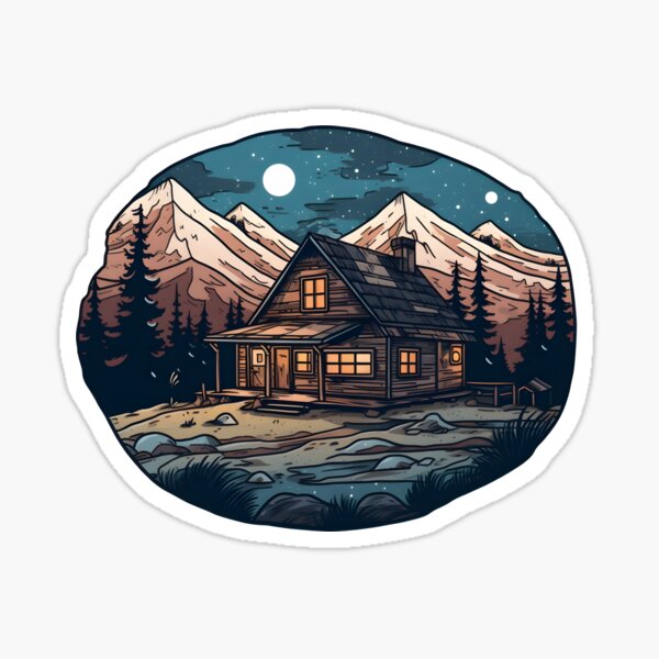 Artikel-Vorschau von Hütte unter den Sternen Ferienhaus Berghütte, designt und verkauft von Alieso.