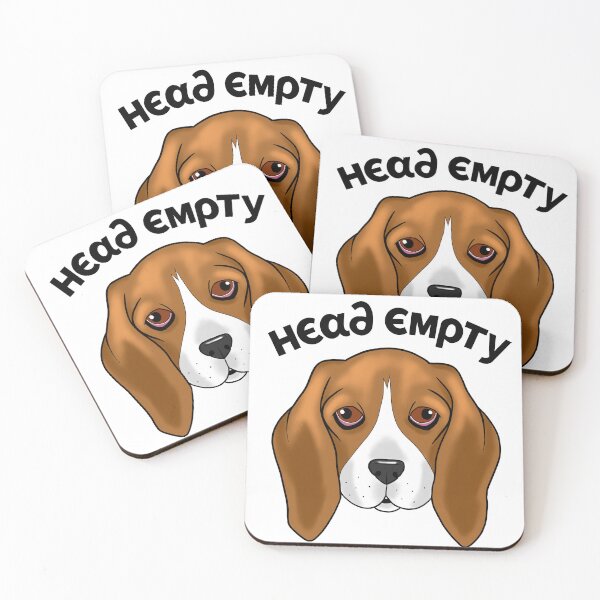 Item preview, Head Empty Beagle designed and sold by ArtbyDannyGavin.
