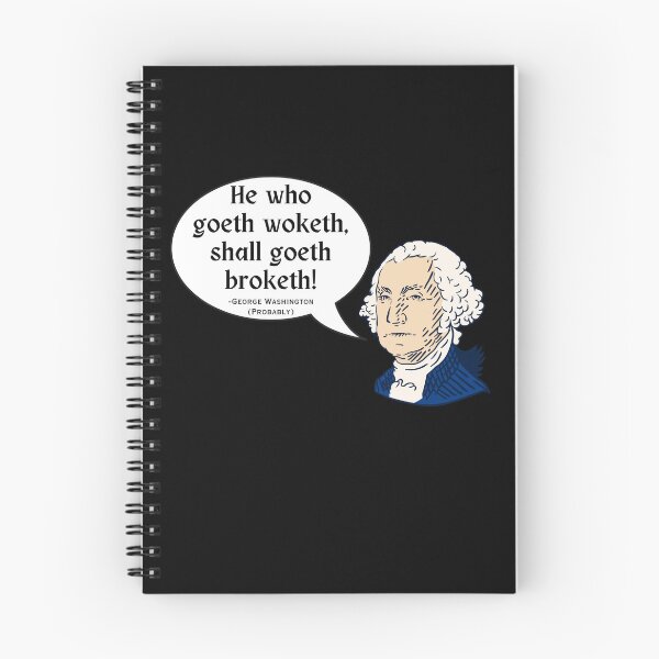 Item preview, Go Woke Go Broke Funny Shirt | Dad Joke | Political Humor | George Washington designed and sold by Topical Supply Co..