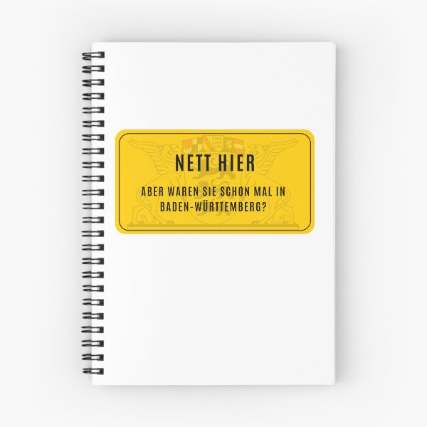 Artikelvorschau, Nett hier aber waren sie schon mal in Baden-Württemberg entworfen und verkauft von addict2reading.