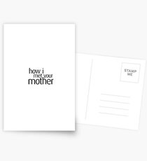 how i met your mother Postcards