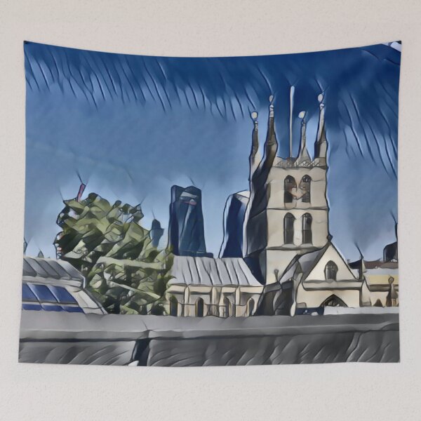 Item preview, City Skyline In Retro Pop designed and sold by Fearless-Fox.