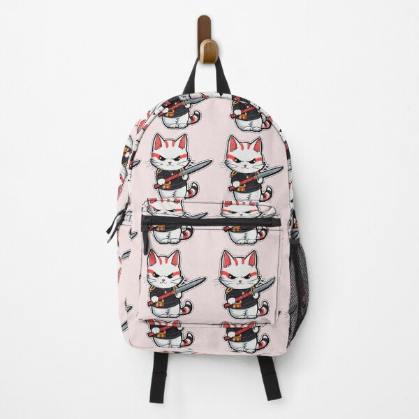 Item preview, White Red Katana Cat designed and sold by FantasySoul.