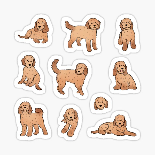 Item preview, Cockapoo cute dog pack designed and sold by Yarafantasyart.