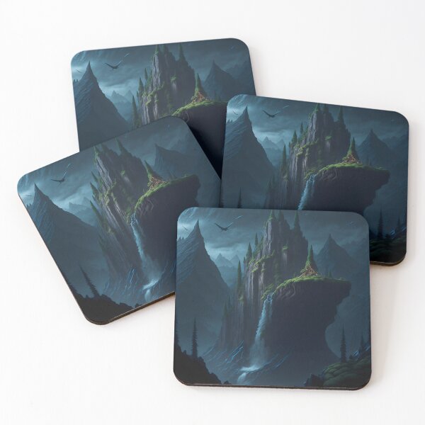 Item preview, Enchanted Mountain Escape Nature's Magic Kingdom Mythical Landscape designed and sold by RedArtG09.