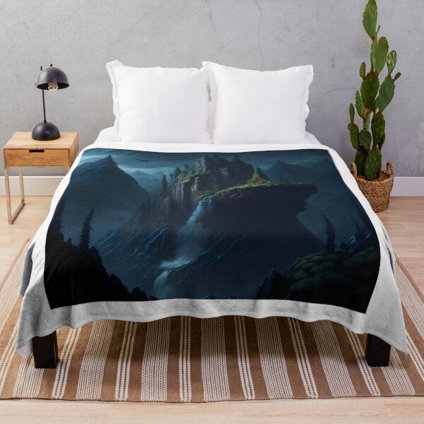 Item preview, Enchanted Mountain Escape Nature's Magic Kingdom Mythical Landscape designed and sold by RedArtG09.
