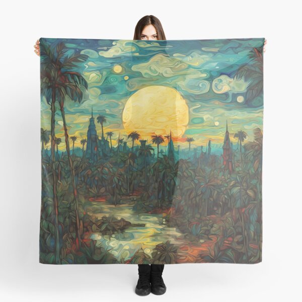 Item preview, The Skyline Of The Amazon Rainforest︱Masterpiece Of Vincent Van Gogh Style designed and sold by ArtificerArt.