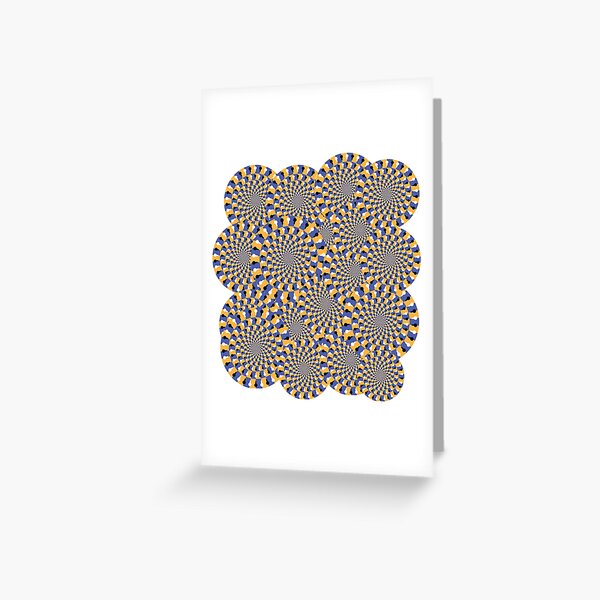 Optical illusion Greeting Card
