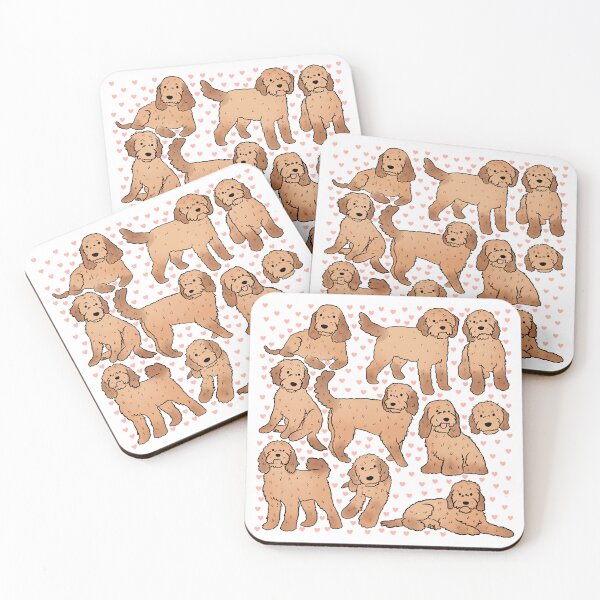 Item preview, Cockapoo cute dog pattern  designed and sold by Yarafantasyart.