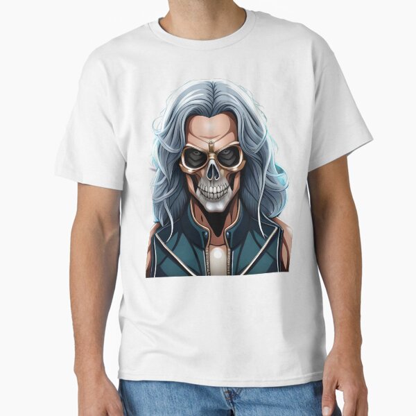 Craneo rockero. Heavy Metal Skull Camiseta clásica
