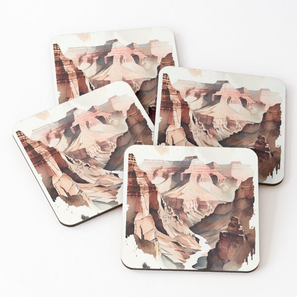 Item preview, Grand Canyon in Watercolor Poster designed and sold by pauloss.