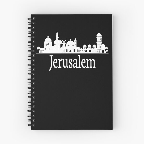 Item preview, Jerusalem Skyline Jewish Holiday Israel Vacation Jerusalem Gear designed and sold by DynamicDesign.
