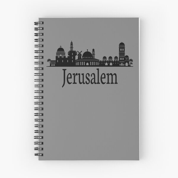 Item preview, Jerusalem Skyline Jewish Holiday Israel Vacation Jerusalem Gear designed and sold by DynamicDesign.