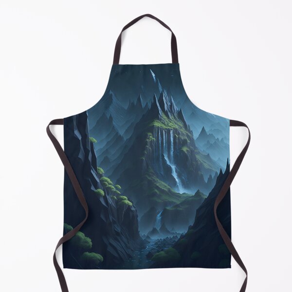 Item preview, Majestic Mountain scape Supernatural Nature's Dream Whimsical Wilderness designed and sold by RedArtG09.