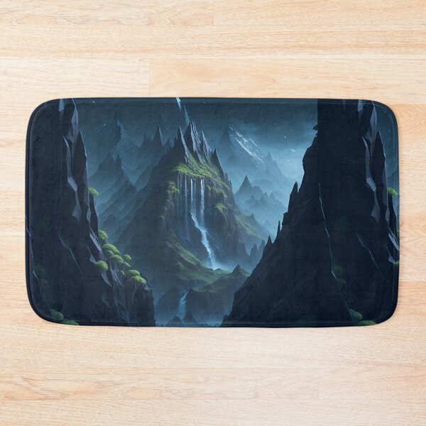 Item preview, Majestic Mountain scape Supernatural Nature's Dream Whimsical Wilderness designed and sold by RedArtG09.