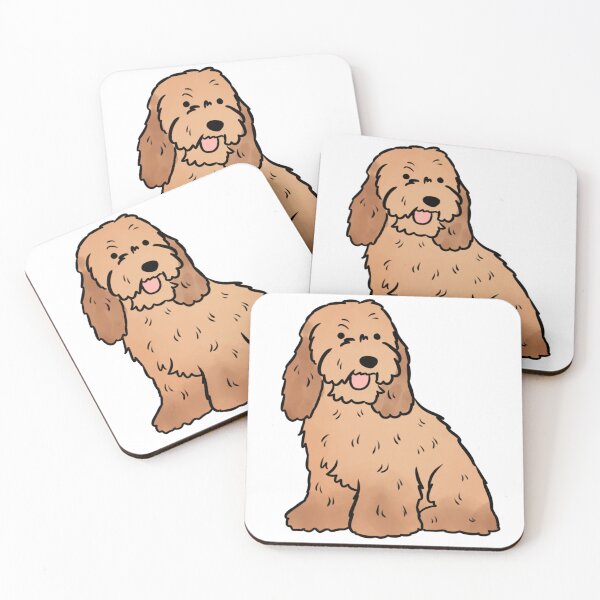 Item preview, Cockapoo cute dog illustration  designed and sold by Yarafantasyart.