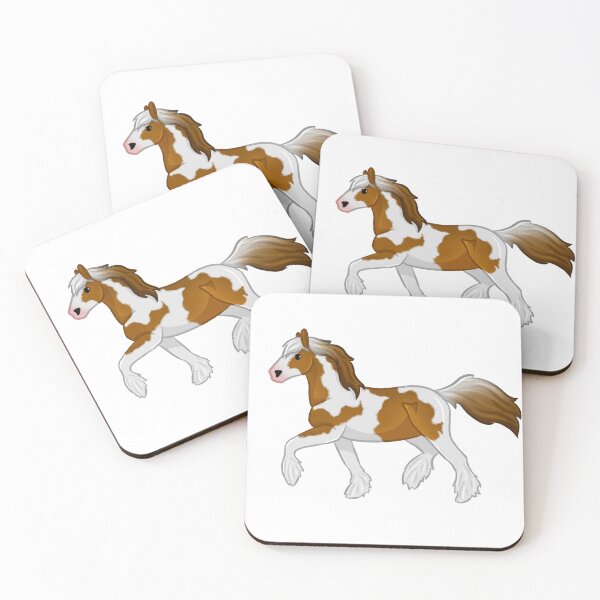 Item preview, Pinto draft horse designed and sold by Art By Drina.