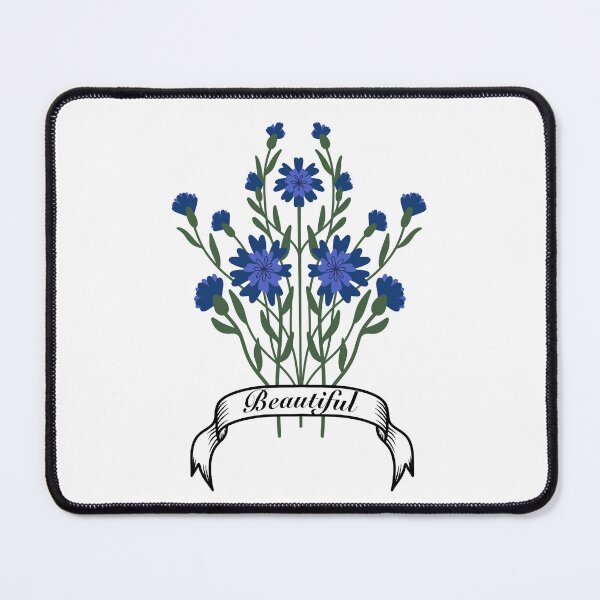 Item preview, Modern Heraldry - Beautiful Cornflowers designed and sold by Smetankinaart.