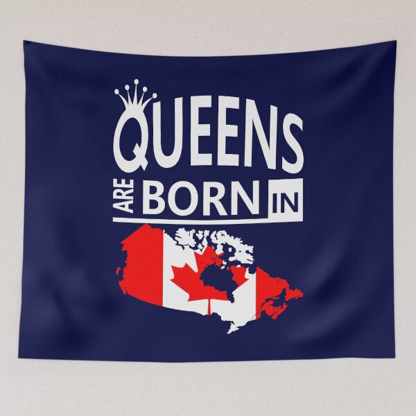 Item preview, Canada Born Queens Canadian Pride Woman Birthday designed and sold by smily-tees.
