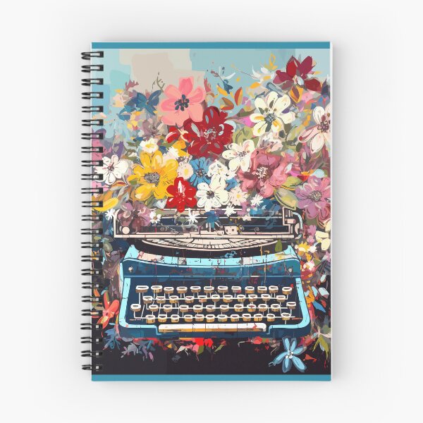 Item preview, Vintage Typewriter in Flowers designed and sold by TheHellSong.