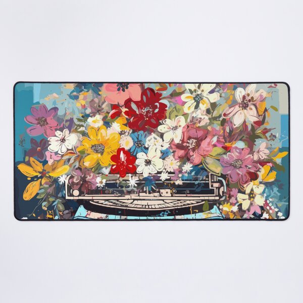 Item preview, Vintage Typewriter in Flowers designed and sold by TheHellSong.