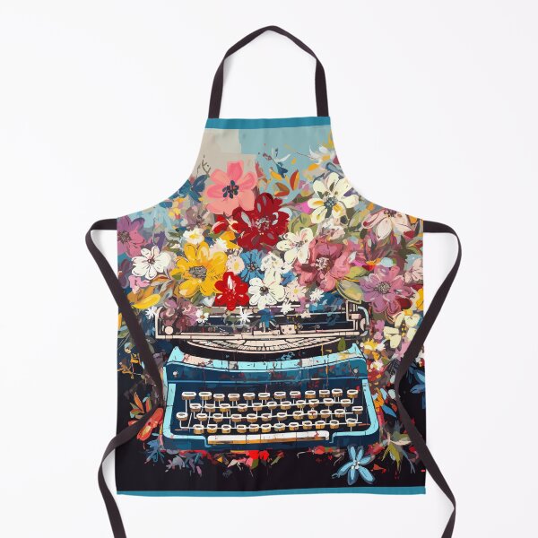 Item preview, Vintage Typewriter in Flowers designed and sold by TheHellSong.