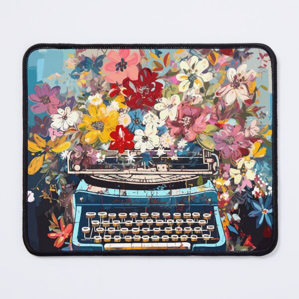 Item preview, Vintage Typewriter in Flowers designed and sold by TheHellSong.
