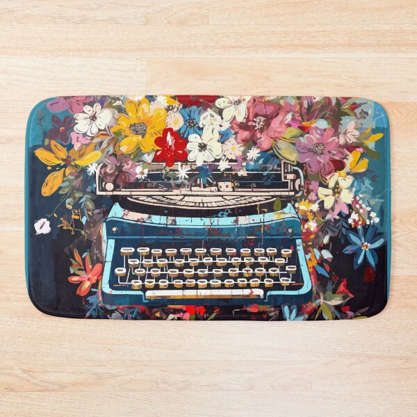 Item preview, Vintage Typewriter in Flowers designed and sold by TheHellSong.