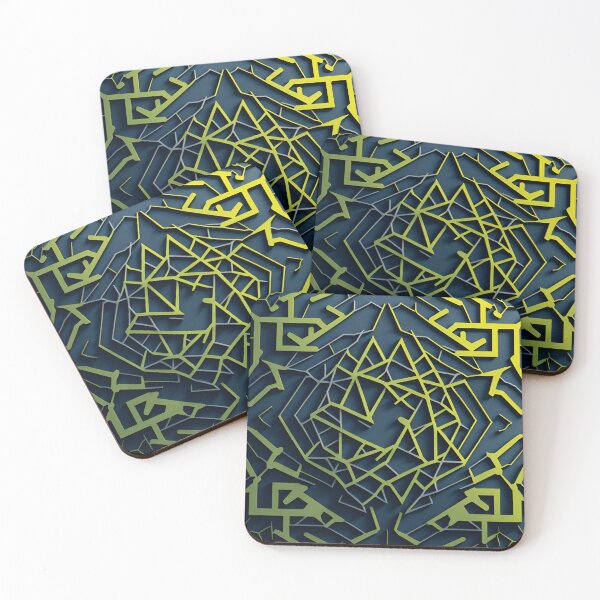 Item preview, Abstract Beauty: An AI-Generated Design of Patterns and Shapes The Complexity of Abstraction: An AI-Generated Design designed and sold by RedArtG09.