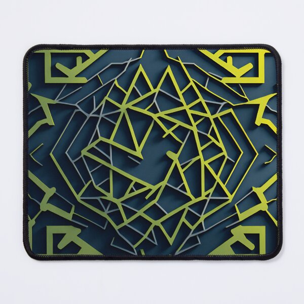 Item preview, Abstract Beauty: An AI-Generated Design of Patterns and Shapes The Complexity of Abstraction: An AI-Generated Design designed and sold by RedArtG09.