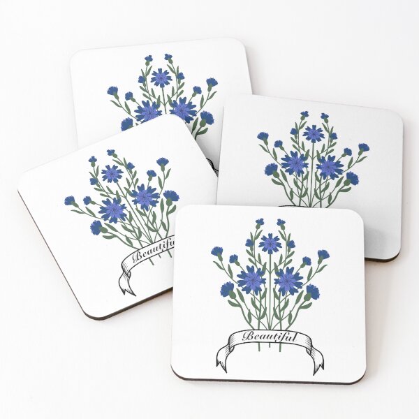 Item preview, Modern Heraldry - Beautiful Cornflowers designed and sold by Smetankinaart.