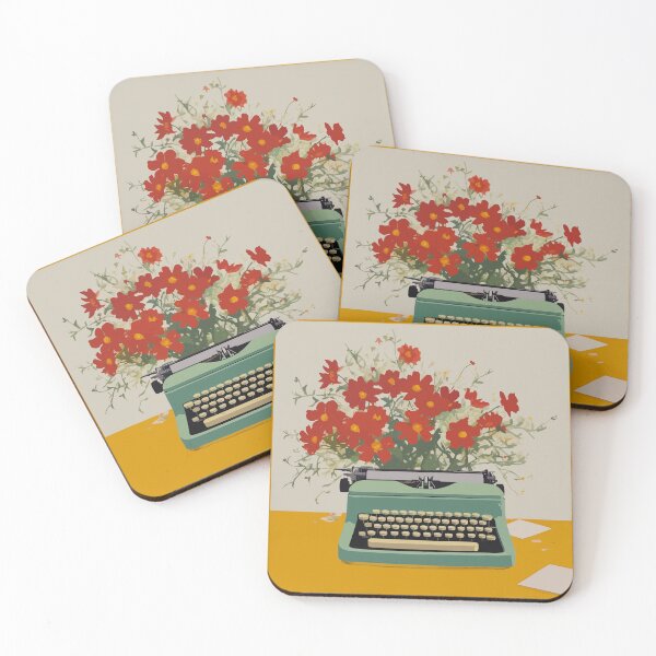 Item preview,  Vintage Typewriter with Flowers designed and sold by TheHellSong.