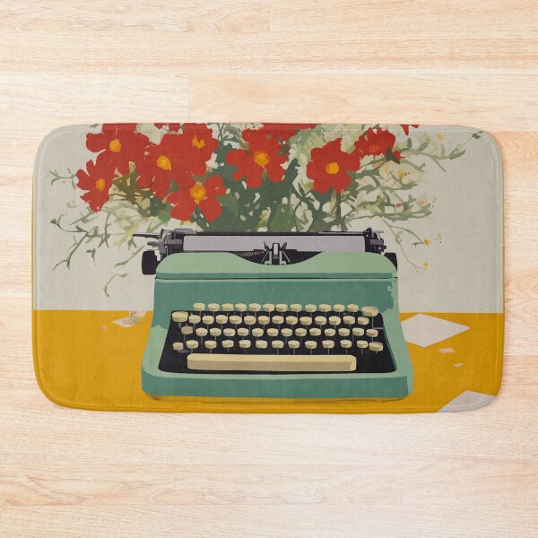 Item preview,  Vintage Typewriter with Flowers designed and sold by TheHellSong.