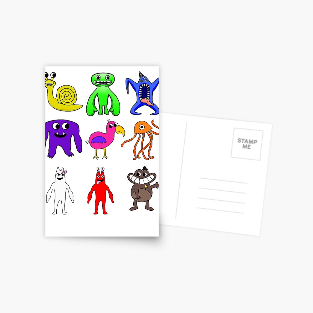 Garten of Banban Characters Greeting Card