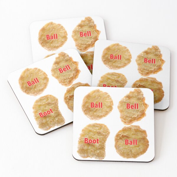 Artikelvorschau, Vier Chicken-Nugget-Formen von McDonald's entworfen und verkauft von Rohza-Doodles.