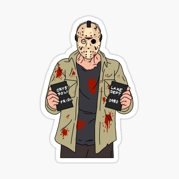 Jason Voorhees Sticker By Rensdigitalart Redbubble